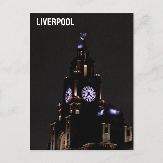 Liverpool Postkarte (Vorderseite)