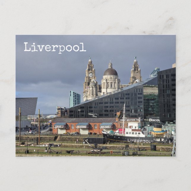 Liverpool Postkarte (Vorderseite)