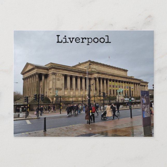 Liverpool Postkarte (Vorderseite)