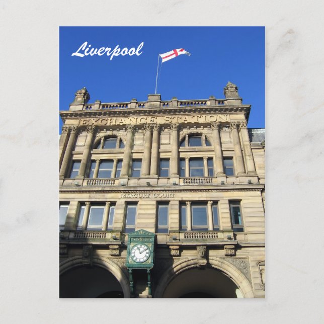Liverpool Postkarte (Vorderseite)