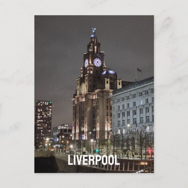 Liverpool Postkarte (Vorderseite)