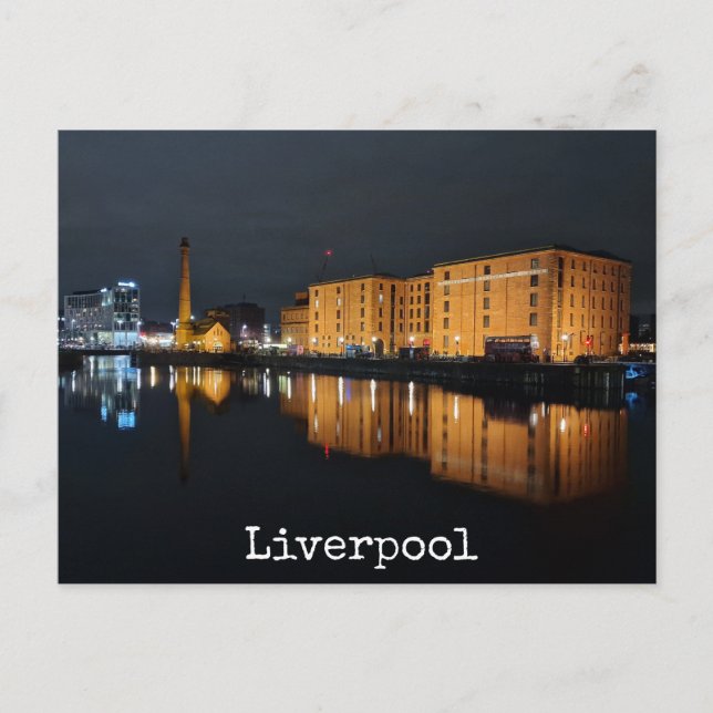 Liverpool Postkarte (Vorderseite)