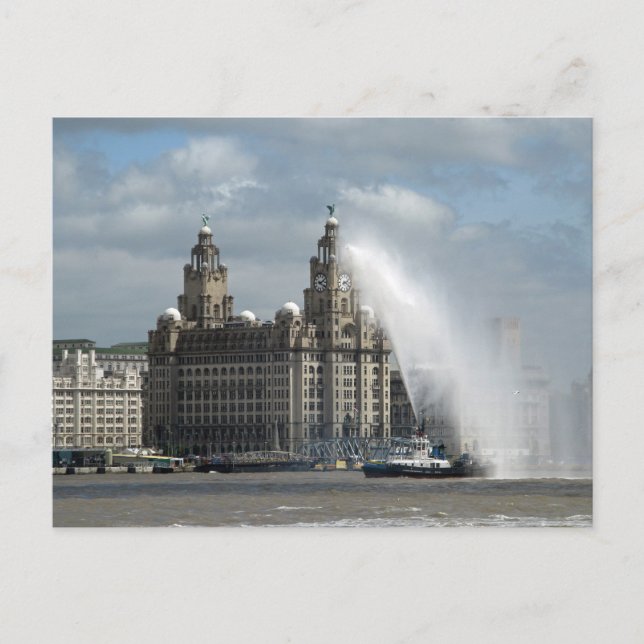 Liverpool Postkarte (Vorderseite)