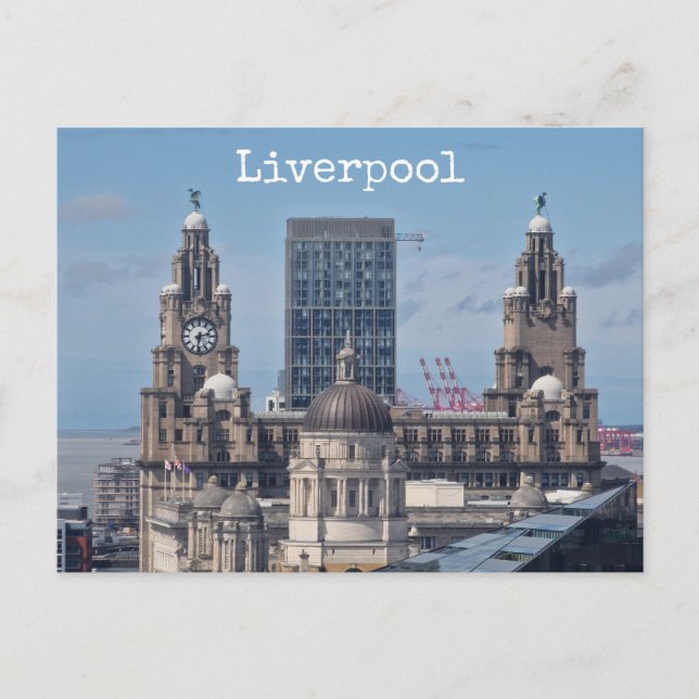 Liverpool Postkarte (Vorderseite)