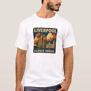 Liverpool Scouse Stolz Poster T-Shirt