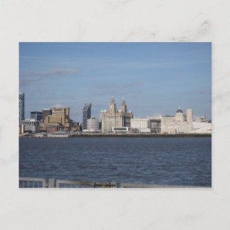 Liverpool Skyline Postkarte