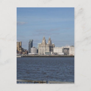 Liverpool Skyline Postkarte