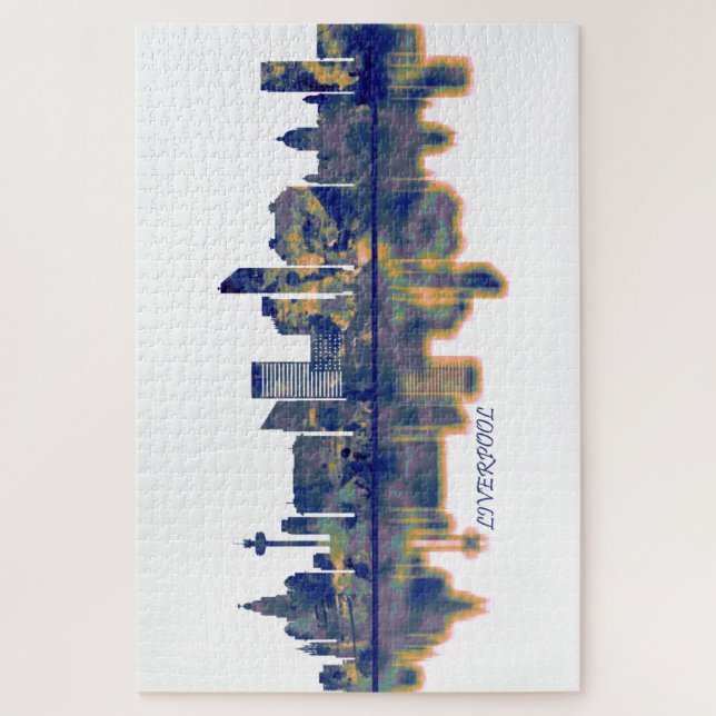 Liverpool Skyline Puzzle (Vertikal)