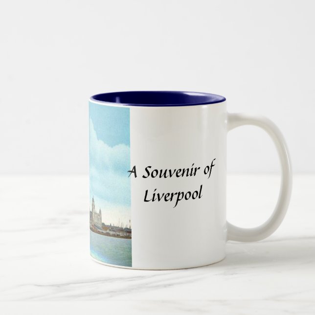 Liverpool Souvenir Tasse (Rechts)