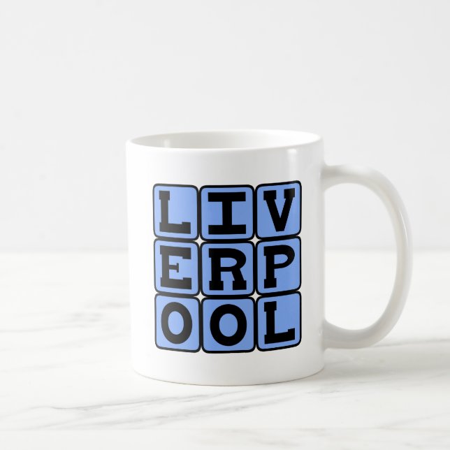Liverpool, Stadt in England Tasse (Rechts)