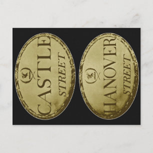 Liverpool Street Signs : Circa Anfang 1800 Postkarte