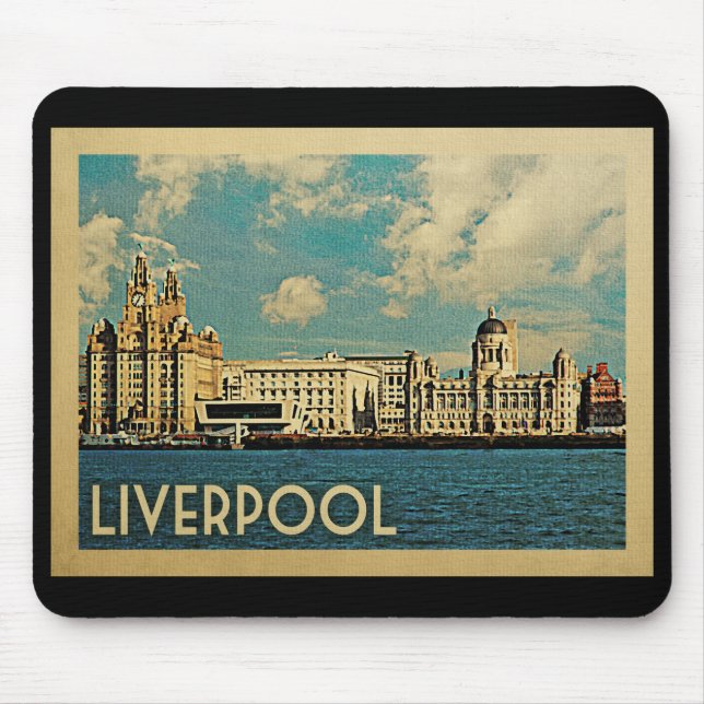Liverpool Vintage Reise Mousepad (Vorne)