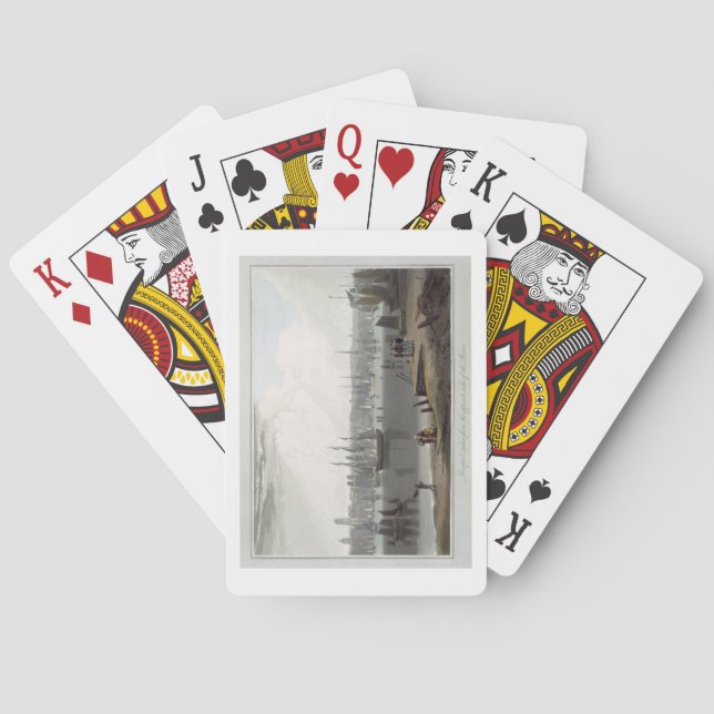 Liverpool, von der gegenüberliegenden Seite der Ri Spielkarten (Rückseite)