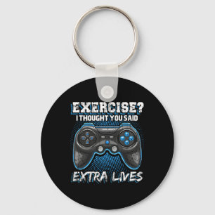 Lives Funny Video Game Controller Retro Gamer Boys Schlüsselanhänger