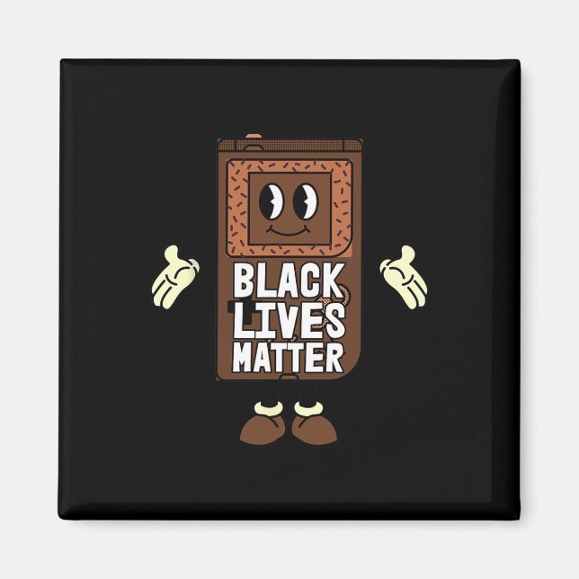 Lives Problem Video-Spiel Black History Gaming Spi Magnet (Vorne)