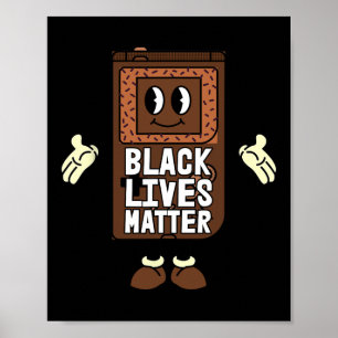 Lives Problem Video-Spiel Black History Gaming Spi Poster