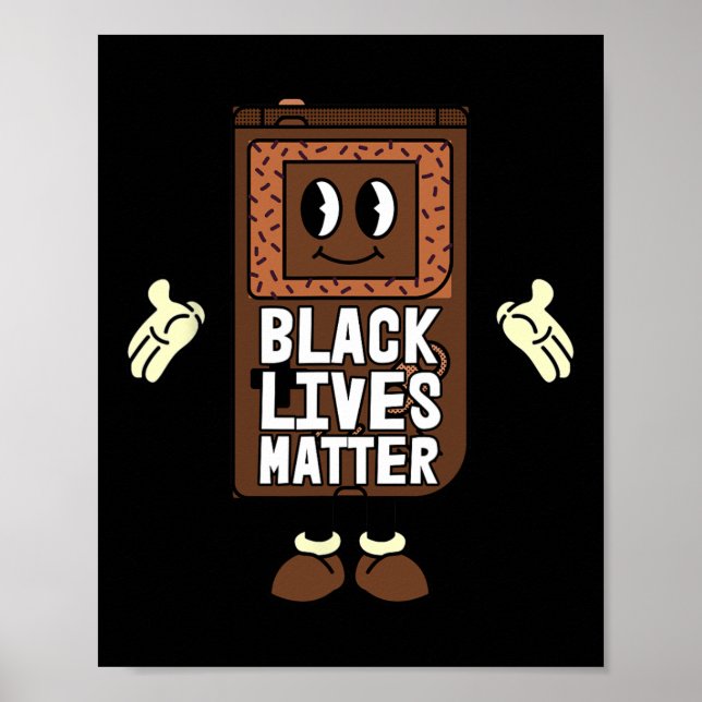 Lives Problem Video-Spiel Black History Gaming Spi Poster (Vorne)