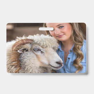 Livestock Show Sheep Photo Customize Ausweis