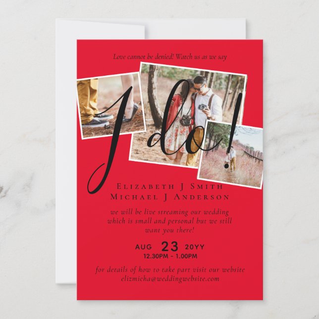 Livestreaming Sehen Sie uns sagen, ich tue! FOTO H (Vorderseite)