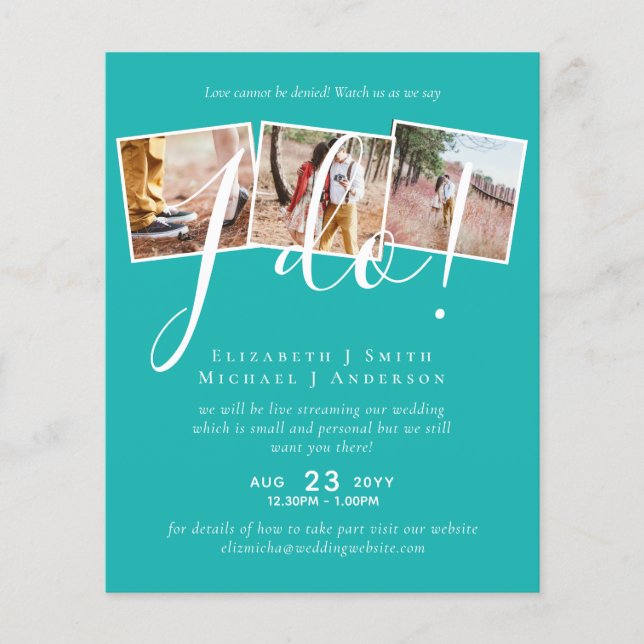 Livestreaming Sehen Sie uns sagen, ich tue! FOTO H (Vorderseite)