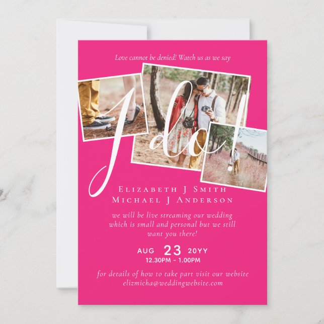 Livestreaming Sehen Sie uns sagen, ich tue! FOTO H (Vorderseite)