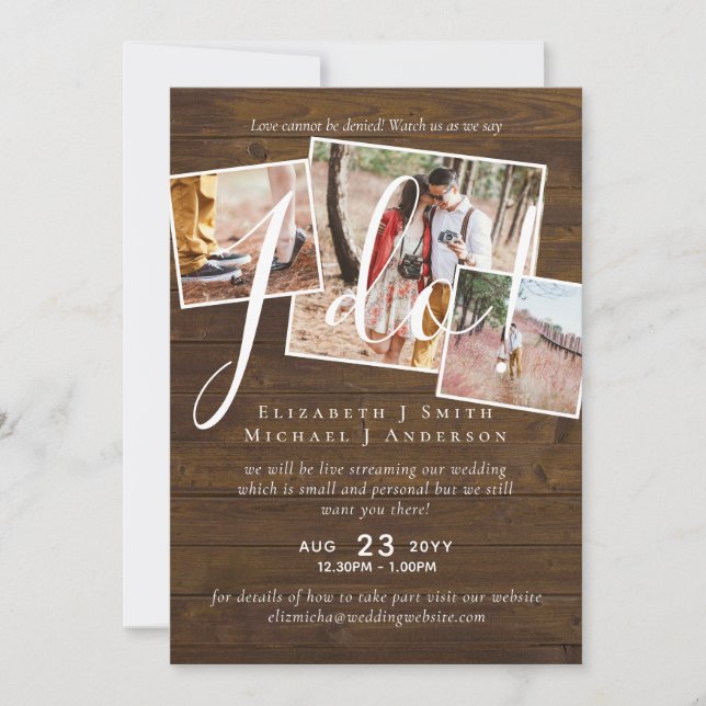 Livestreaming Sehen Sie uns sagen, ich tue! FOTO H (Vorderseite)