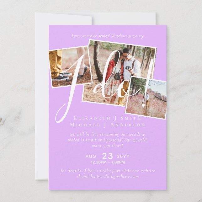 Livestreaming Sehen Sie uns sagen, ich tue! FOTO H (Vorderseite)