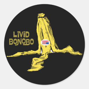 LIVID BONOBO RUNDER AUFKLEBER