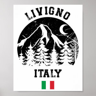 Livigno Italien Alpen Skigebiet Lugano Poster
