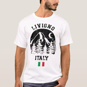 Livigno Italien Alpen Skigebiet Lugano T-Shirt