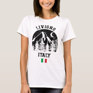 Livigno Italien Alpen Skigebiet Lugano T-Shirt