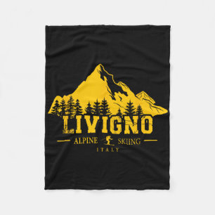 Livigno Italien Skigebiet Alp Locarno Fleecedecke