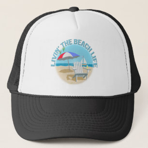 Livin das Strand-Leben Truckerkappe