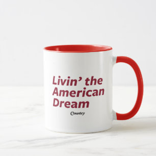 Livin der amerikanische Traum Tasse