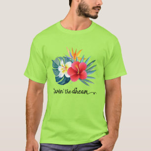 Livin' der Traum des hawaiianischen T - Shirt