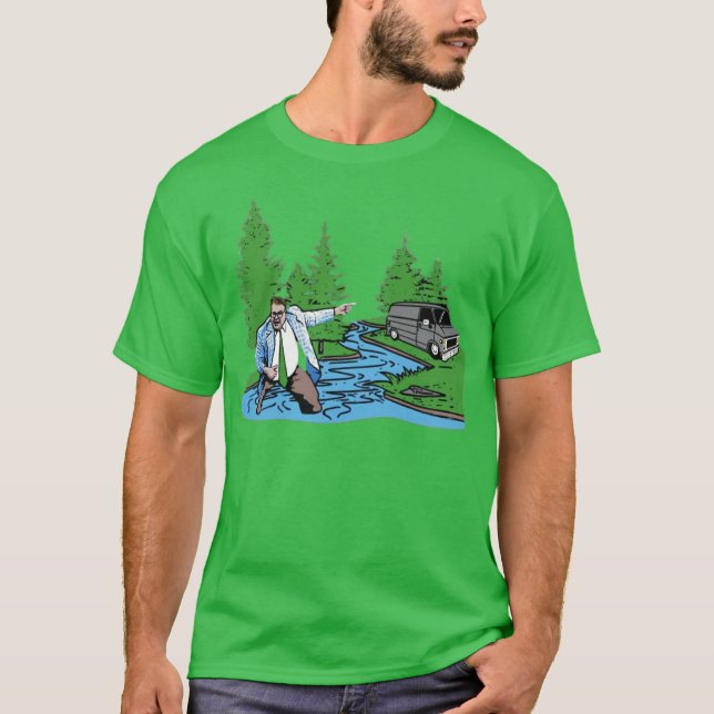 Livin' in einem Van Down by River T-Shirt (Vorderseite)