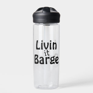 Livin it Barge Kanalboot-Kapitän Trinkflasche
