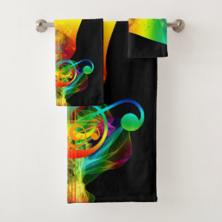 Livin Leben Lovin Musik!! Neuheit Badhandtuch Set