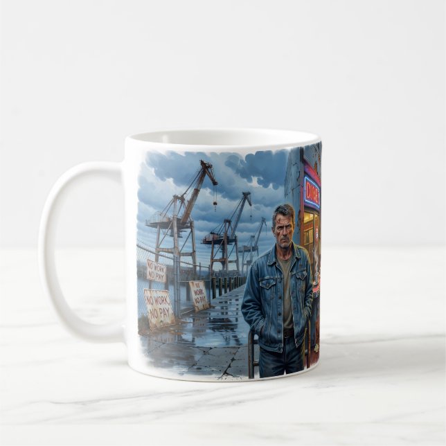 Livin' on a Prayer Working Class Love Tasse (Links)
