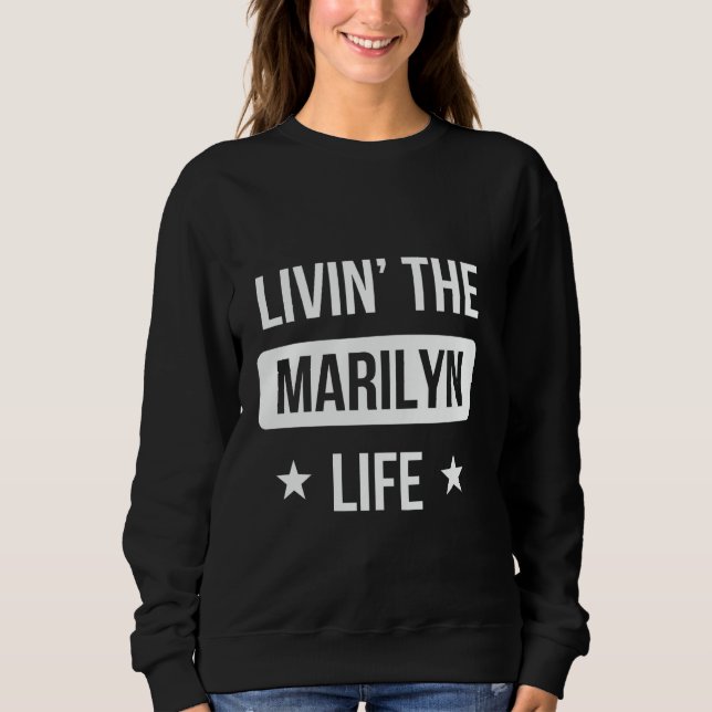 Livin' The Marilyn Life Family Reunion Squad First Sweatshirt (Vorderseite)