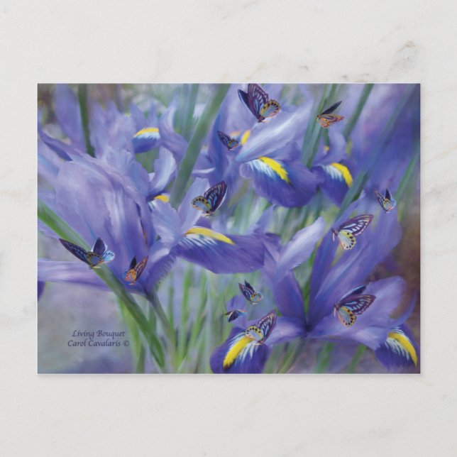 Living Bouquet Art Postcard Postkarte (Vorderseite)