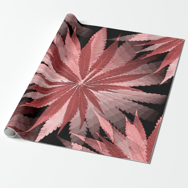 Living Coral Geschenkpapier (Ungerollt)