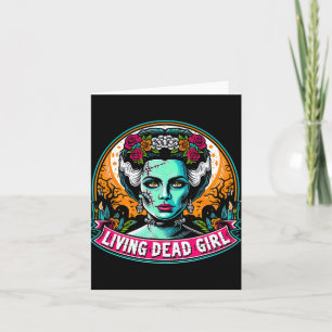 Living Dead Girl Goth Bride Halloween Horror Fan G Karte