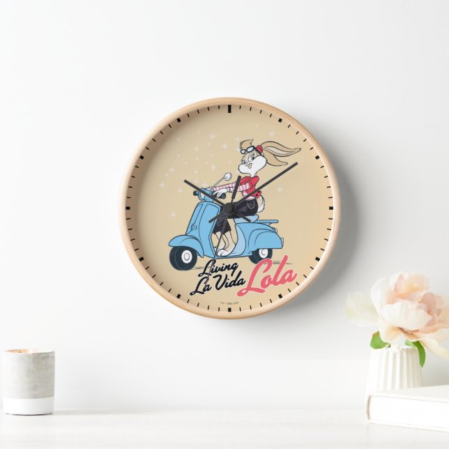Living La Vida Lola Scooter Grafik Uhr (Zuhause)