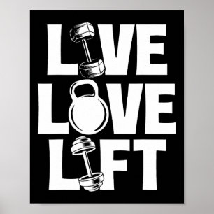 Living Liebe Lift - Trainingsgerät Körperbau Poster
