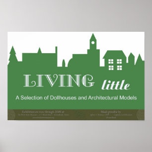 Living Little Ausstellung Poster