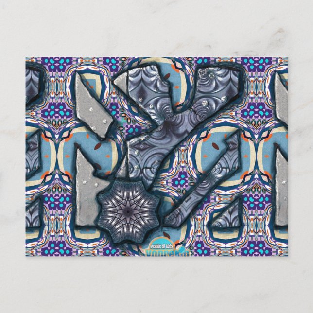 Living Metal No. 2 Postkarte (Vorderseite)