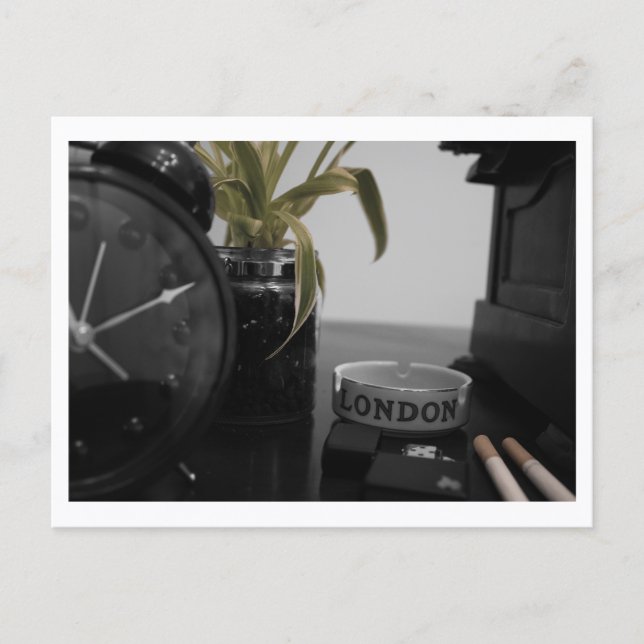 Living on London Time Postcard Print by JHT Postkarte (Vorderseite)