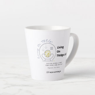 Living On ThEdge, LLC Logo Latte Mug Milchtasse