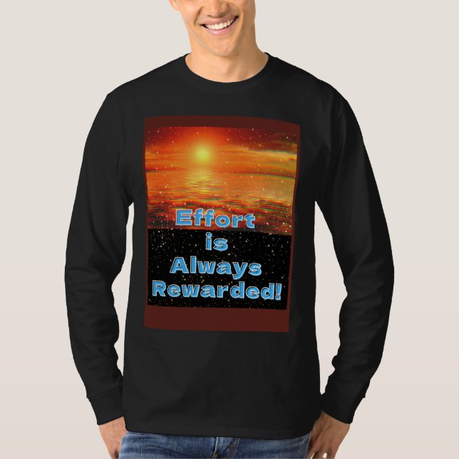 Living the Dream  Sunset Ocean Graphic Print T-Shirt (Vorderseite)